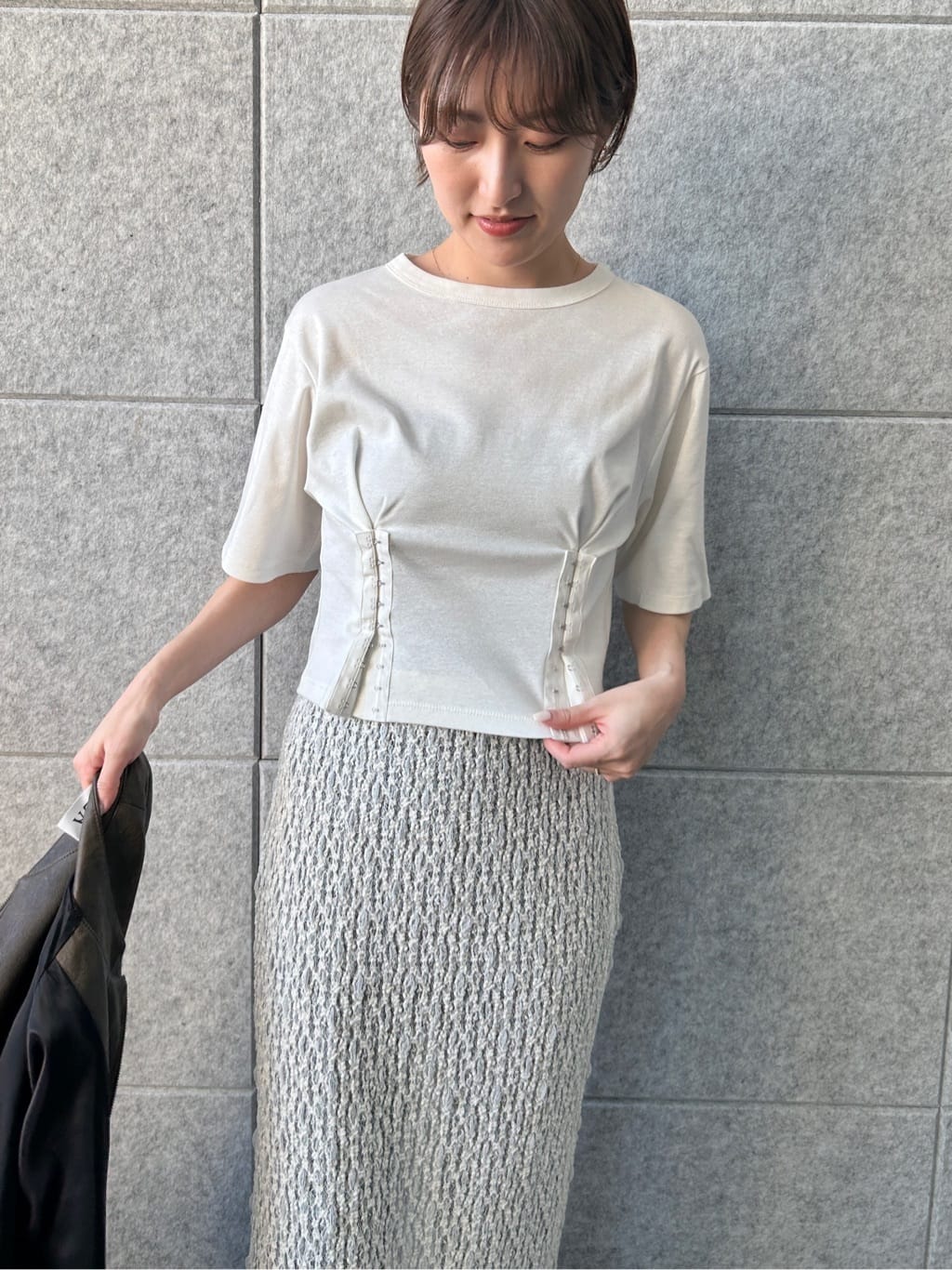 harunaさんの「CODE A｜【Re】grain zip over blouson」を使ったコーディネート