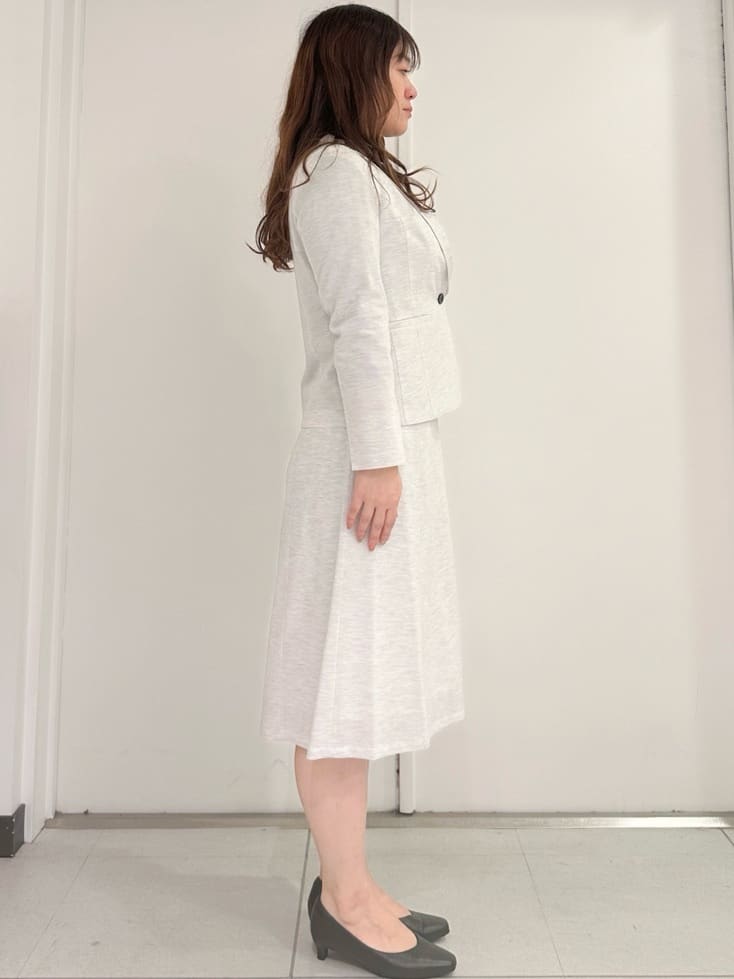 miさんの「Reflect｜【SS-4Lサイズ／UVカット／接触冷感】匠ジャケット／ベーシックテーラード」を使ったコーディネート