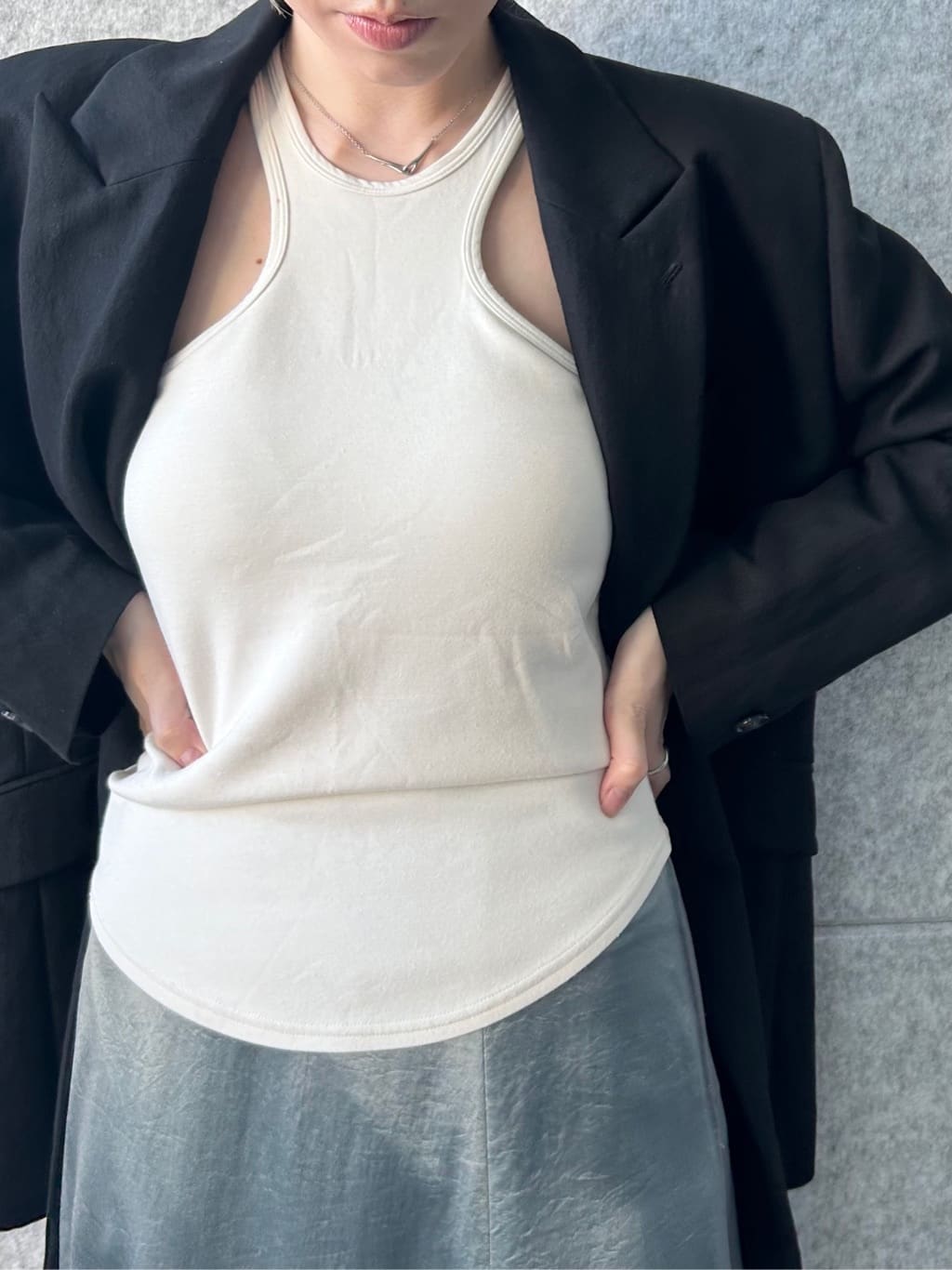 honoka Aさんの「CODE A｜arc tailored jacket」を使ったコーディネート