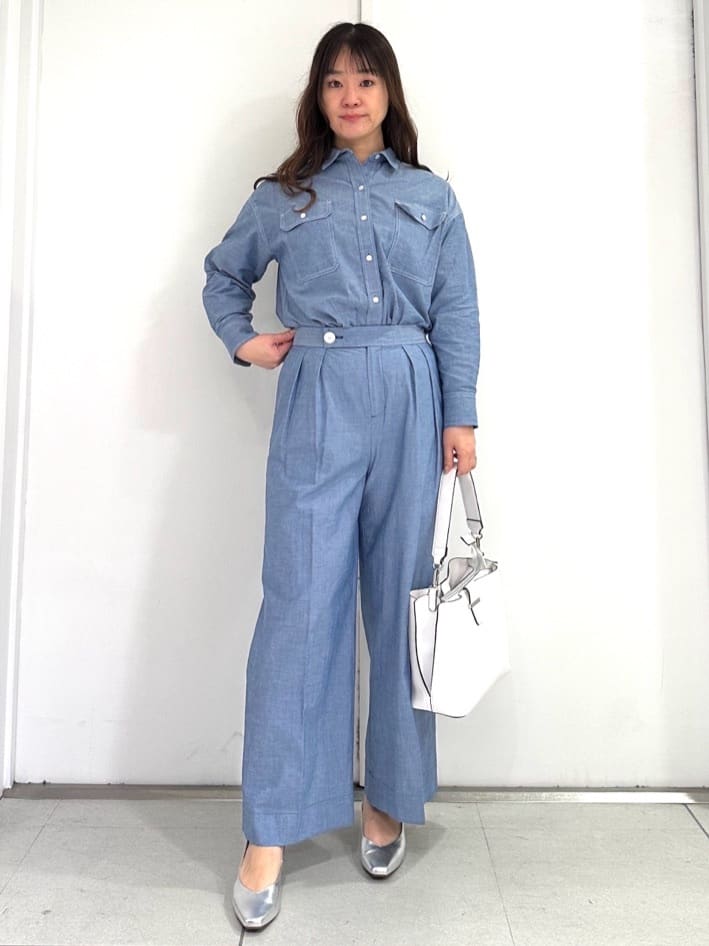 miさんの「Reflect｜【羽織にも◎】ダンガリーシャツ」を使ったコーディネート