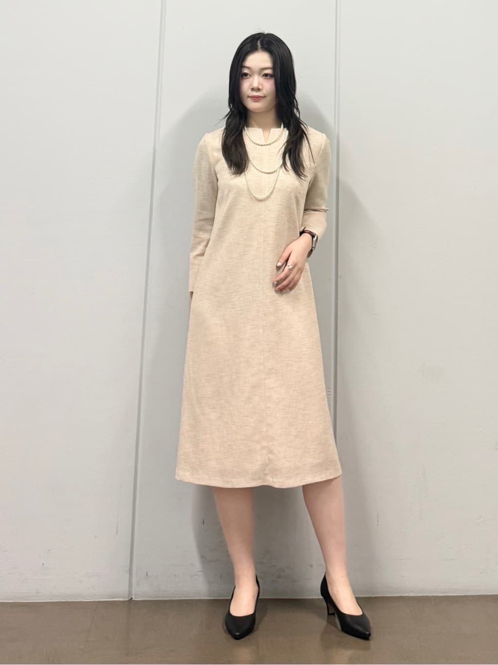 mizukiさんの「INDIVI｜【セレモニー／洗える】ミックスツイードライトジャケット」を使ったコーディネート