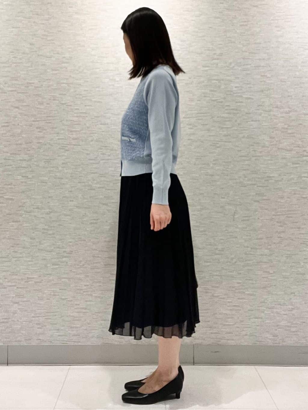 marikoさんの「Reflect｜【着映え◎】ツイード風ニットカーディガン」を使ったコーディネート