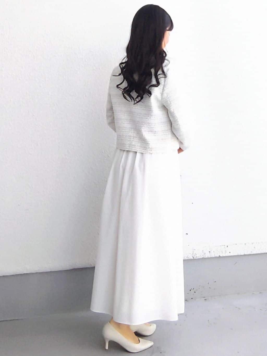keinaさんの「SunaUna｜【ON/OFF着回し】カラーツイードジャケット」を使ったコーディネート