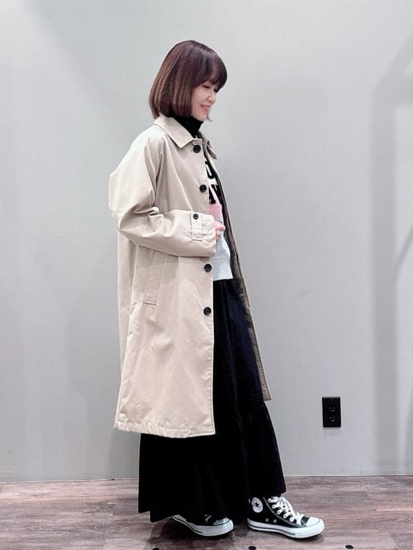 Satoさんの「Dessin｜【ユニセックス】シャンブレートレンチコート」を使ったコーディネート