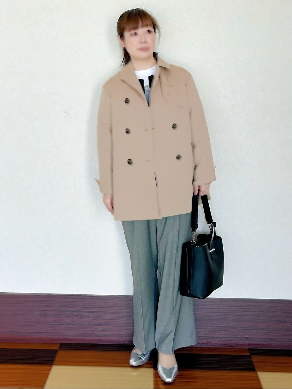ひーさんの「Reflect｜【ライトアウター／ゆったり羽織れる／気軽な羽織りに◎】ライトブルゾン」を使ったコーディネート