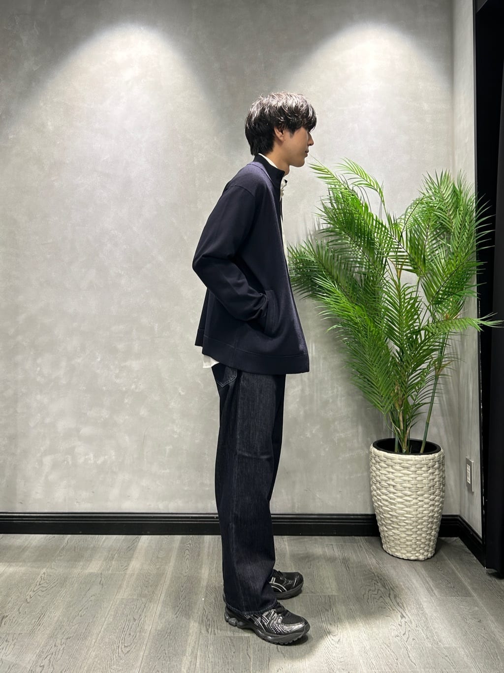 ruiさんの「TAKEO KIKUCHI｜ジップアップ 鹿の子 ニット」を使ったコーディネート