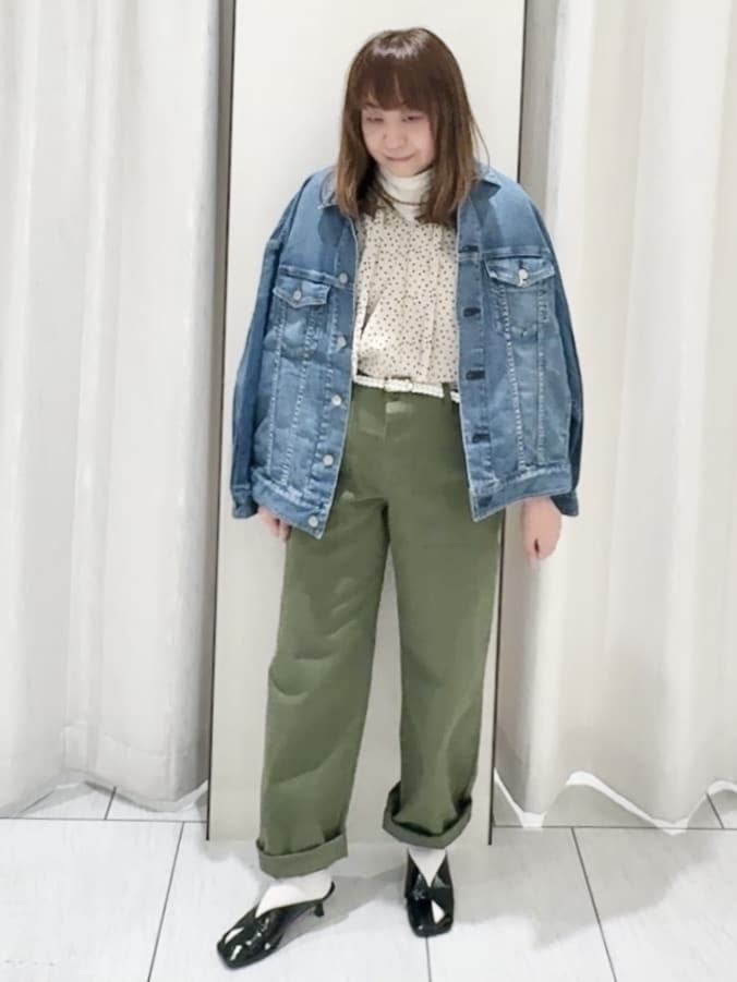 ʏᴜᴋɪᴋᴏさんの「UNTITLED｜【Healthy DENIM】別注Bran／デニムジャケット」を使ったコーディネート