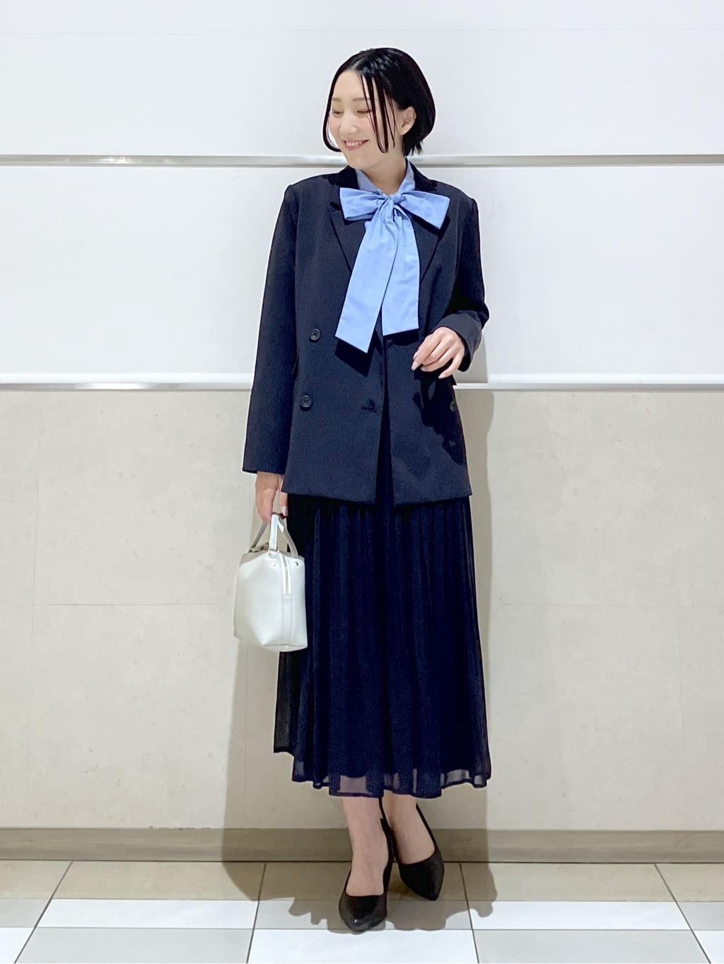 eriko さんの「Dessin｜【入卒/セレモニー/お仕事/セットアップ可能】ダブルジャケット」を使ったコーディネート