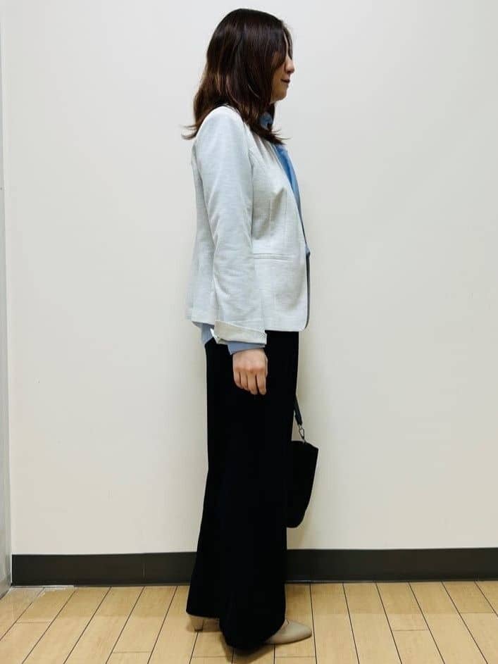 miiiさんの「Reflect｜【SS-4Lサイズ／UVカット／接触冷感】匠ジャケット／ノーカラー」を使ったコーディネート