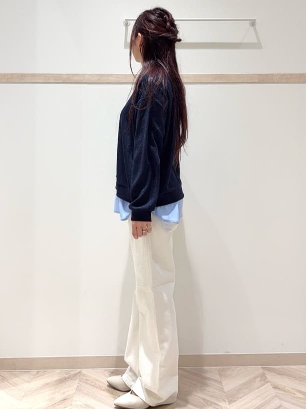 nanaさんの「SHOO･LA･RUE｜【セットアップ可/S-LL/洗濯機可】マニッシュに決まる ダブルブレストジャケット」を使ったコーディネート