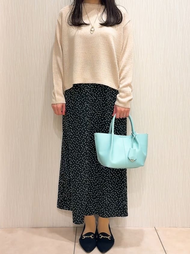 SAHOさんの「UNTITLED｜◆【洗える/光沢感】ファンシーヤーンニット」を使ったコーディネート