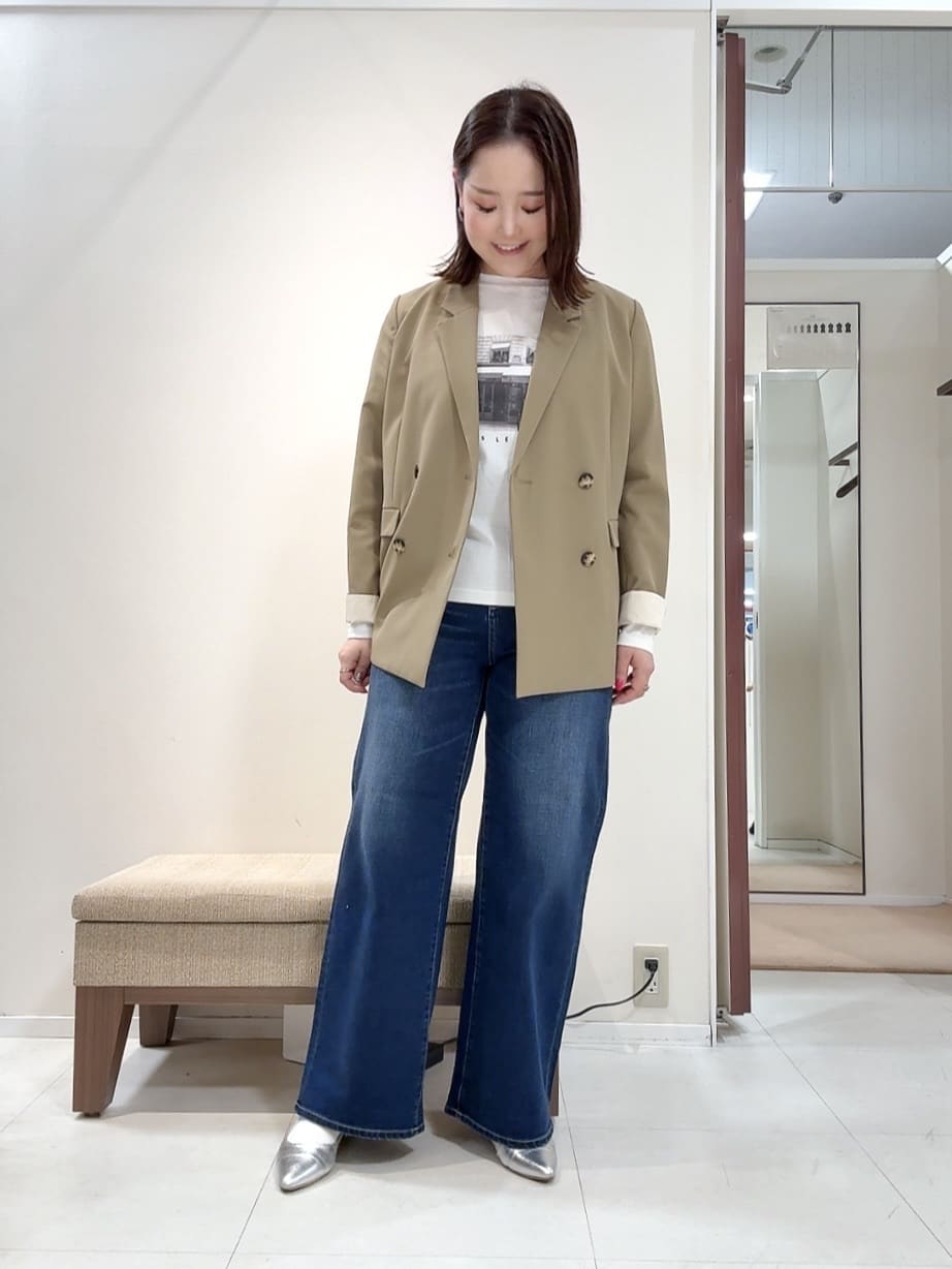 YUIさんの「UNTITLED｜【コットン100/洗える】フォトロングTシャツ」を使ったコーディネート