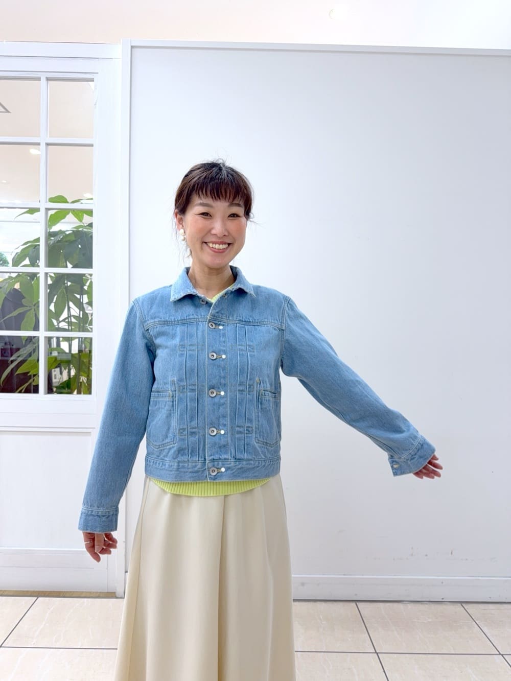 Osawaさんの「Dessin｜【ユニセックス/2WAY】リバーシブルデニムジャケット」を使ったコーディネート