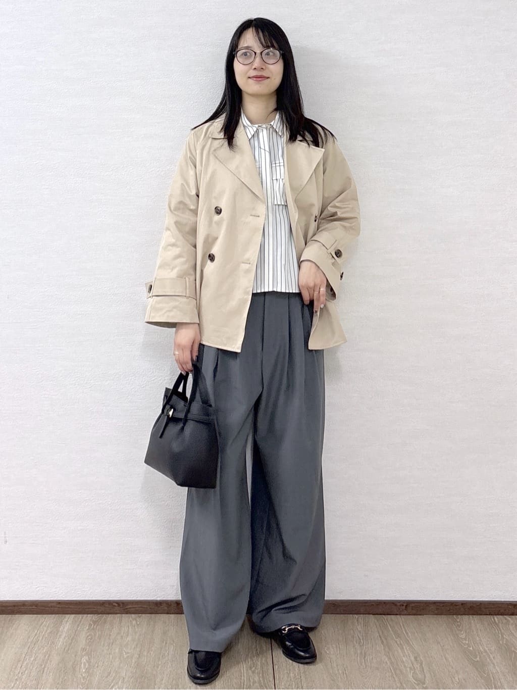 sachikoさんの「OPAQUE.CLIP｜ミドルトレンチコート【洗濯機OK】」を使ったコーディネート