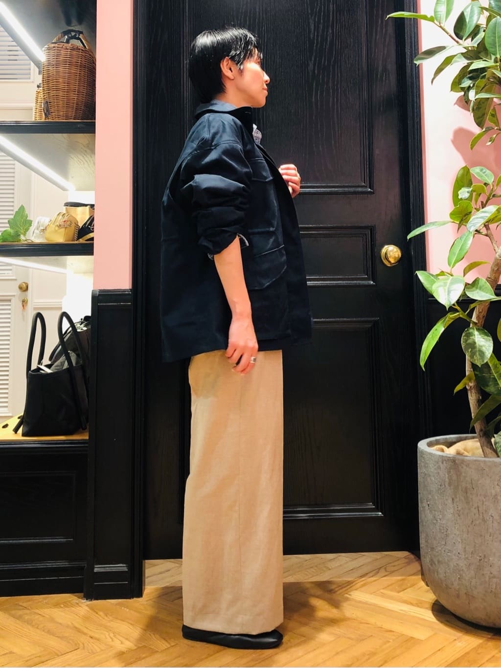 OGATAさんの「DRESSTERIOR｜【ウォッシャブル】コンパクトコットンミリタリーブルゾン」を使ったコーディネート