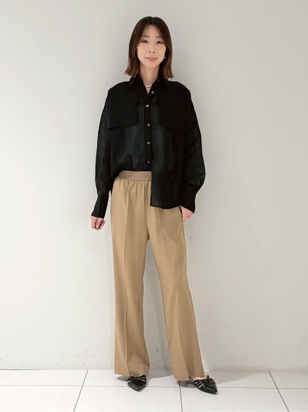 shioriさんの「INDIVI｜【接触冷感】ファインシアーブラウス」を使ったコーディネート