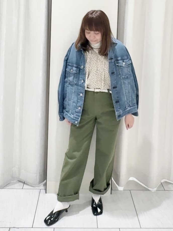 ʏᴜᴋɪᴋᴏさんの「UNTITLED｜【Healthy DENIM】別注Bran／デニムジャケット」を使ったコーディネート