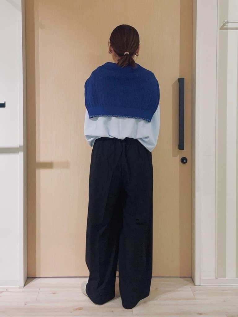 funafunaさんの「SHOO･LA･RUE｜【着丈選べる/体型カバー/洗濯機可】さらさらとろん ドルマンブラウス」を使ったコーディネート