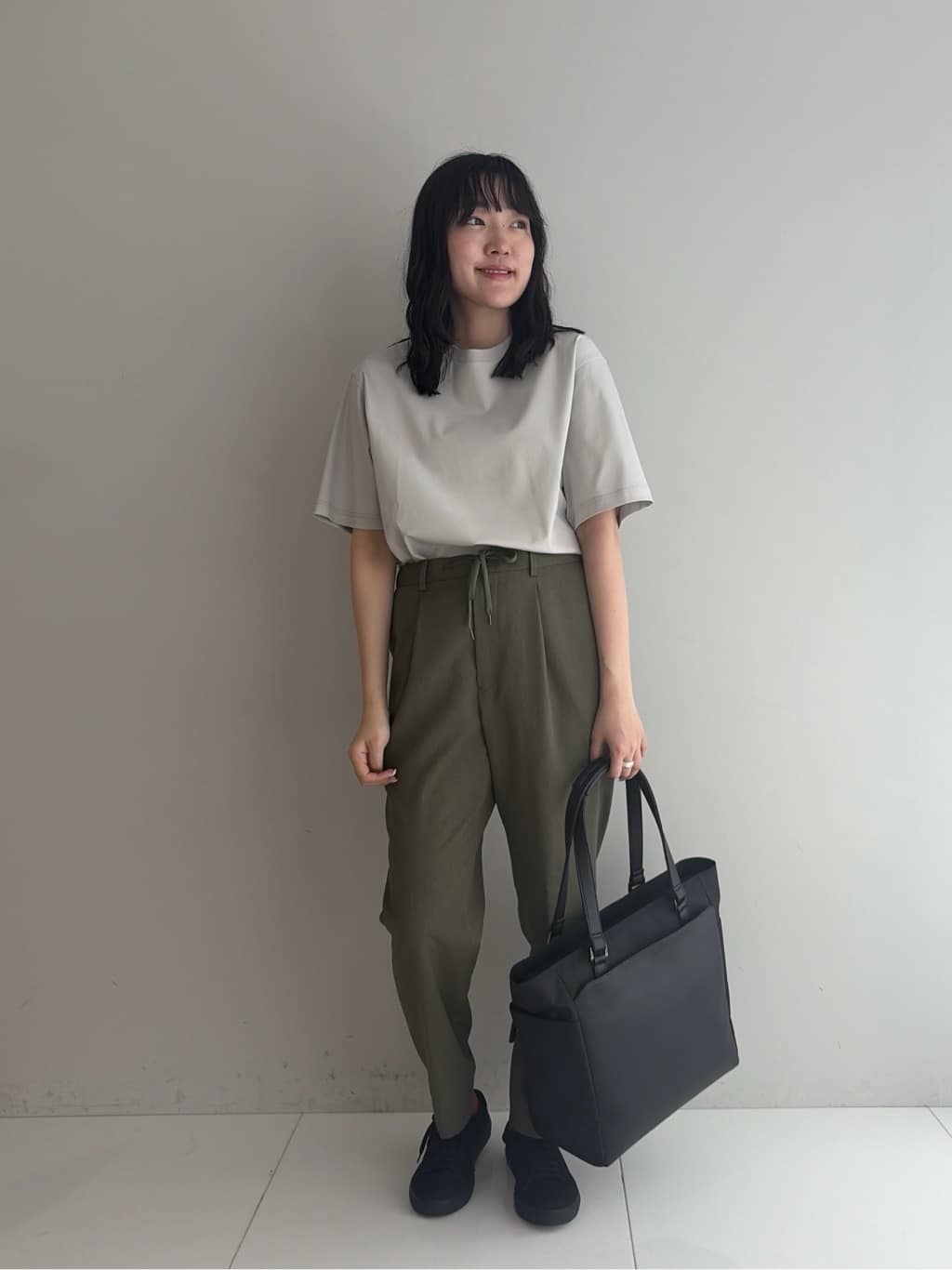 Akutagawaさんの「TAKEO KIKUCHI｜【接触冷感】アイスクリアコットン Tシャツ」を使ったコーディネート