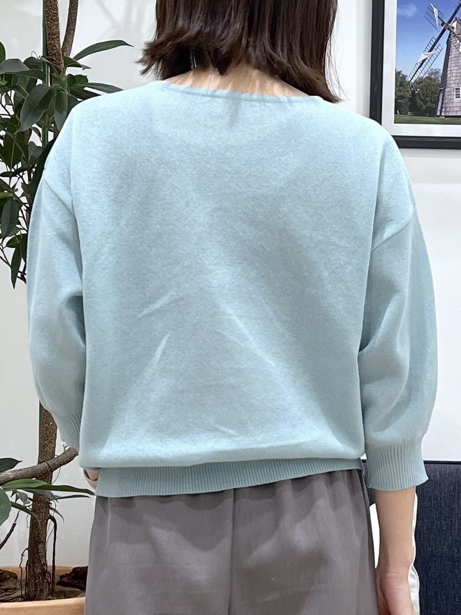canaさんの「Dessin｜【洗える】シアーリラックスニット」を使ったコーディネート