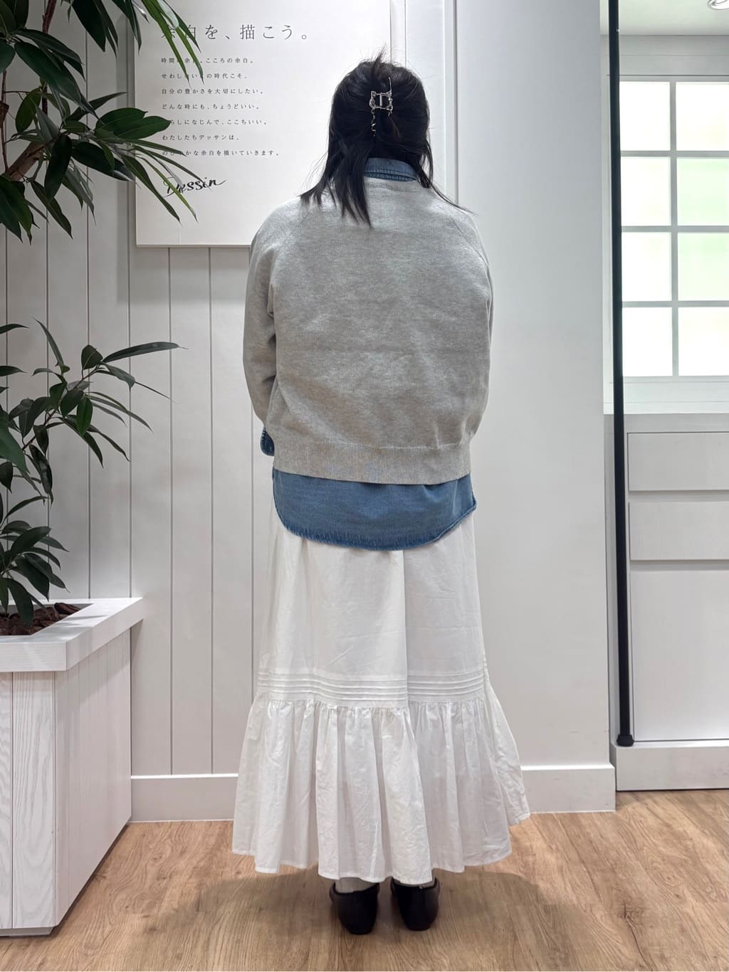 tomokoさんの「Dessin｜【洗える】スウェットライクニット」を使ったコーディネート