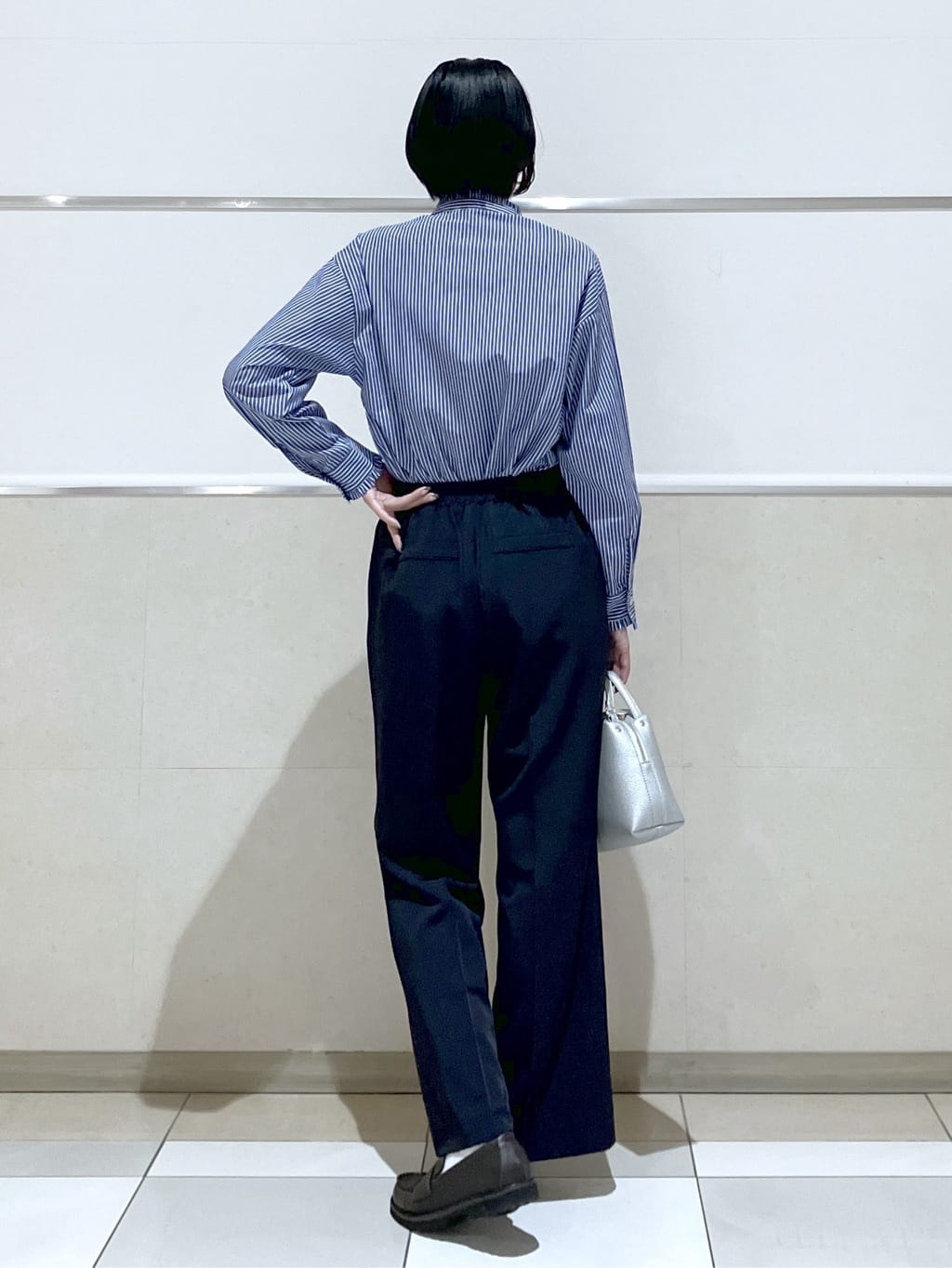 eriko さんの「Dessin｜【花粉ガード/撥水加工/洗える】ステンカラースプリングコート」を使ったコーディネート