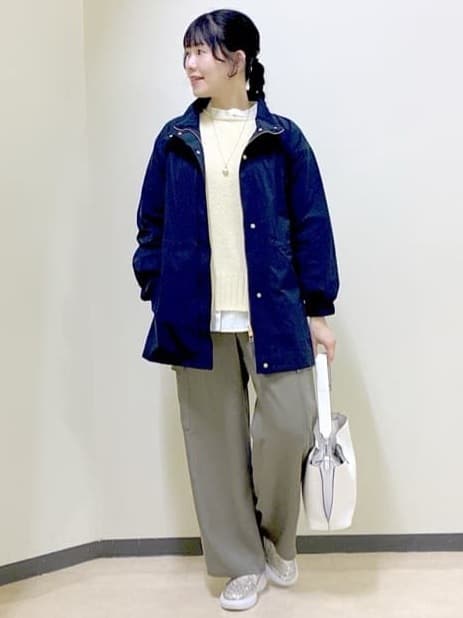  beni_gingerさんの「Reflect｜【レイヤードにおすすめ◎】ロング丈リラクシーニット」を使ったコーディネート