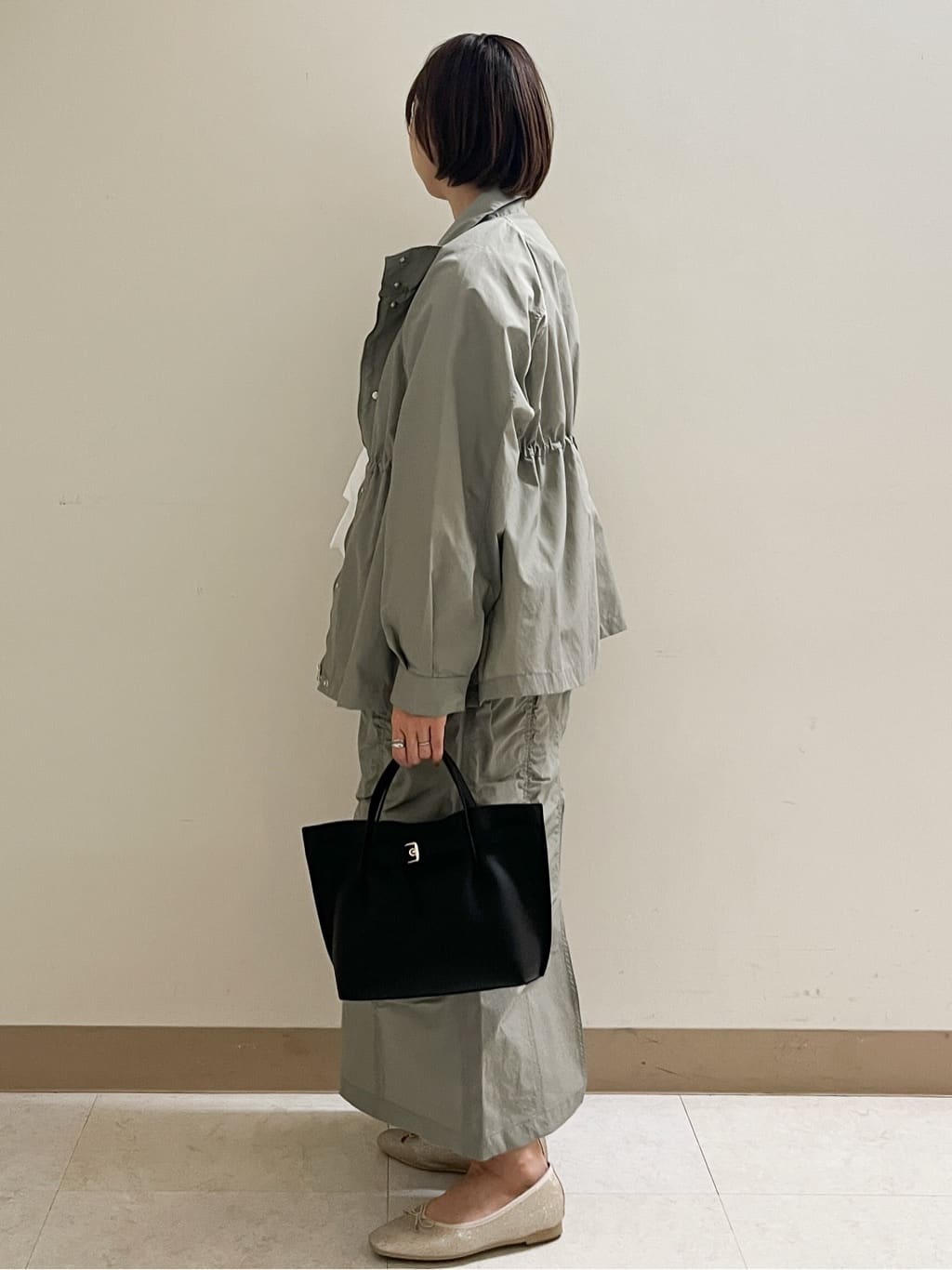 あかねさんの「OPAQUE.CLIP｜撥水スタンドZIPブルゾン【洗濯機OK／UVケア／花粉対応】」を使ったコーディネート