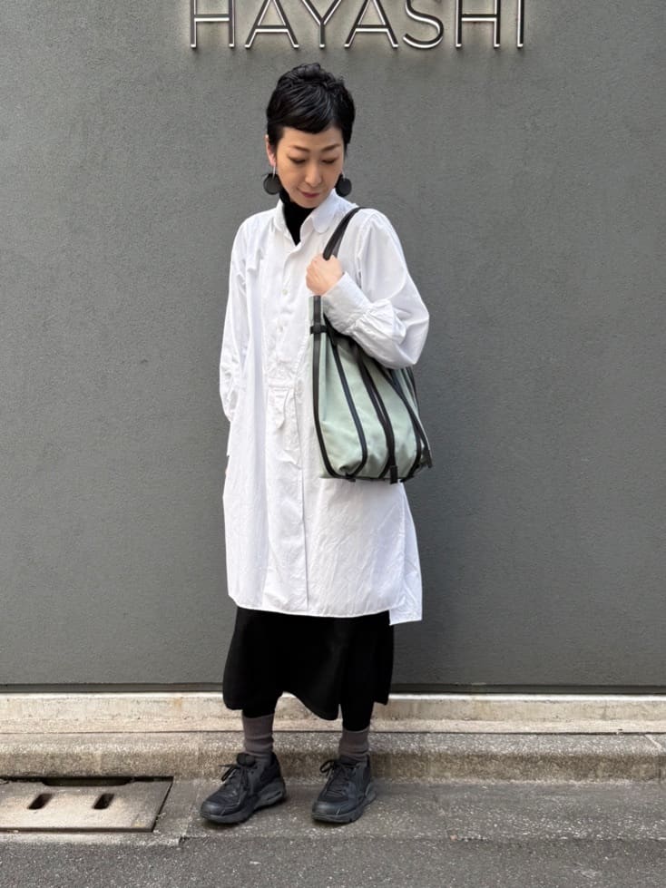 Kさんの「HIROKO HAYASHI｜PANIER CAMOSCIO（パニエ カモッショ）トートバッグ」を使ったコーディネート