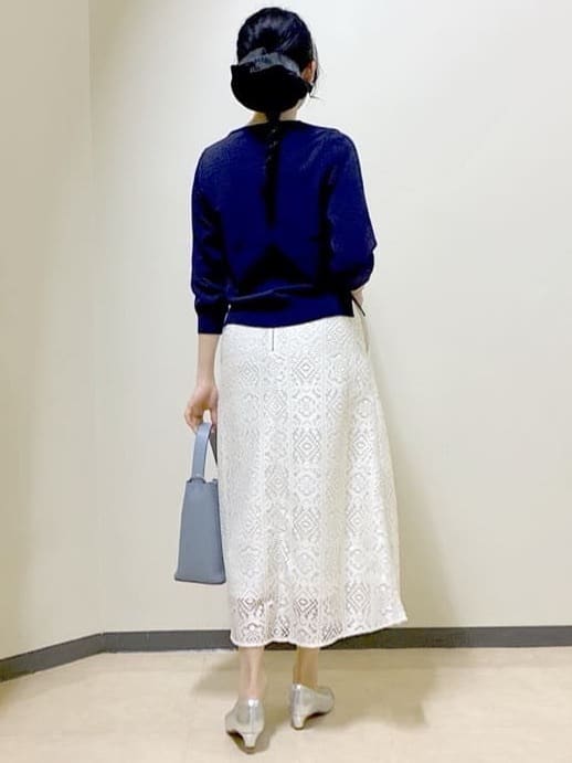  beni_gingerさんの「Reflect｜フロントフリルデザインニット」を使ったコーディネート