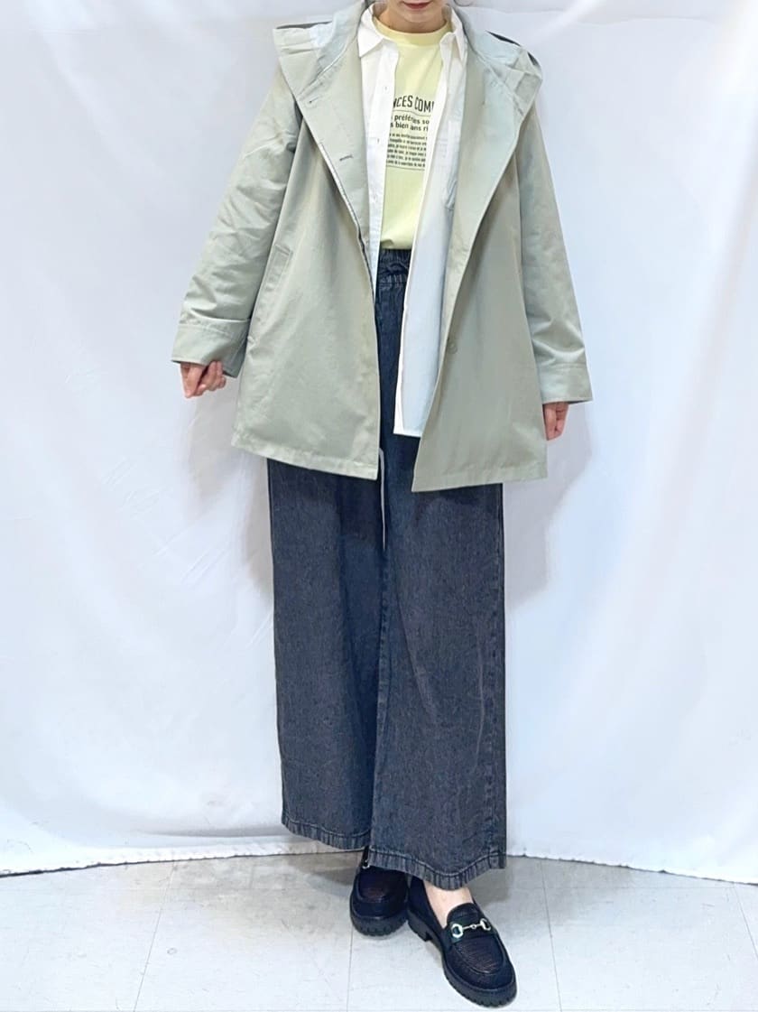 𝐇𝐢𝐫𝐨𝐦𝐢さんの「SHOO･LA･RUE｜【綿100％/S-LL/プチプラ】選べる3柄 プリントアソートロンT」を使ったコーディネート