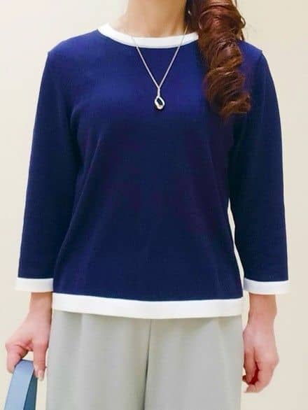 花さんの「Reflect｜【アンサンブル可】バイカラーカーディガン」を使ったコーディネート