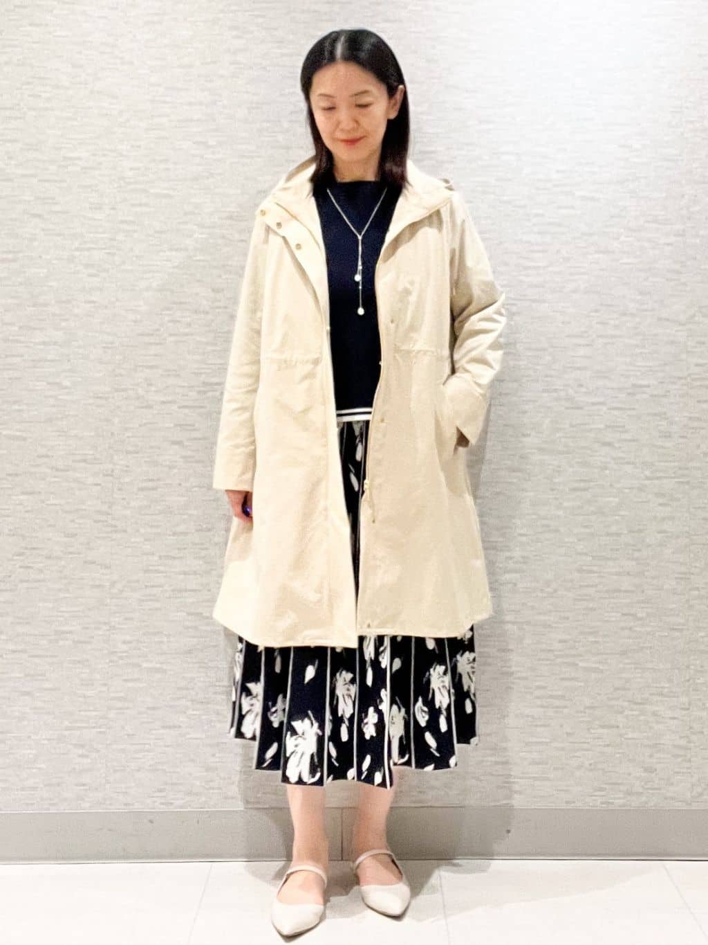 marikoさんの「Reflect｜【中綿ライナー付き】ライナー付きフーデッドロングコート」を使ったコーディネート