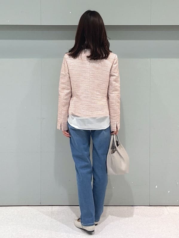 makiさんの「UNTITLED｜【洗える/レイヤードTシャツ】ラウンドテールジャージプルオーバー」を使ったコーディネート