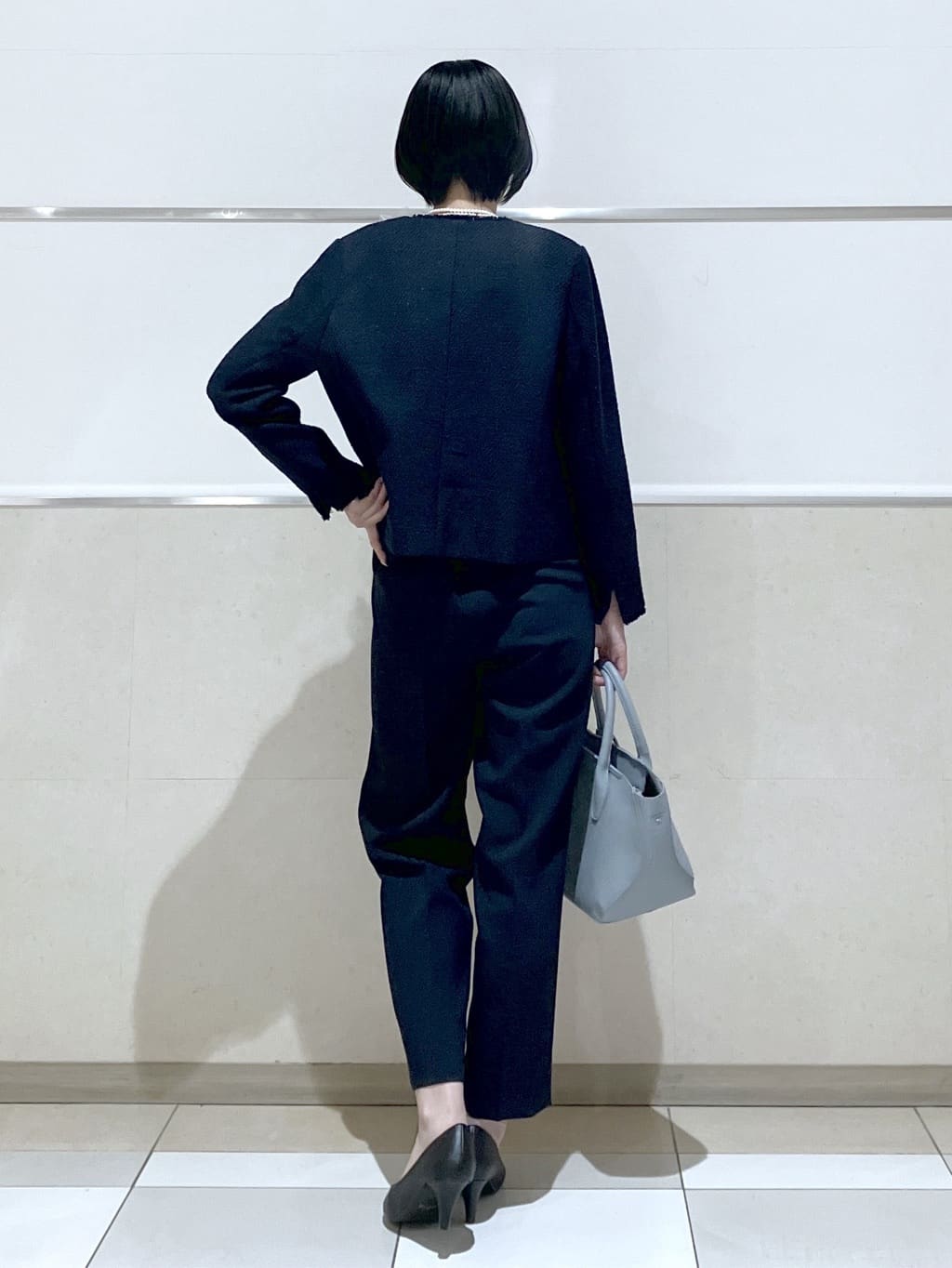 eriko さんの「Dessin｜【洗える】ジョーゼットブラウス」を使ったコーディネート