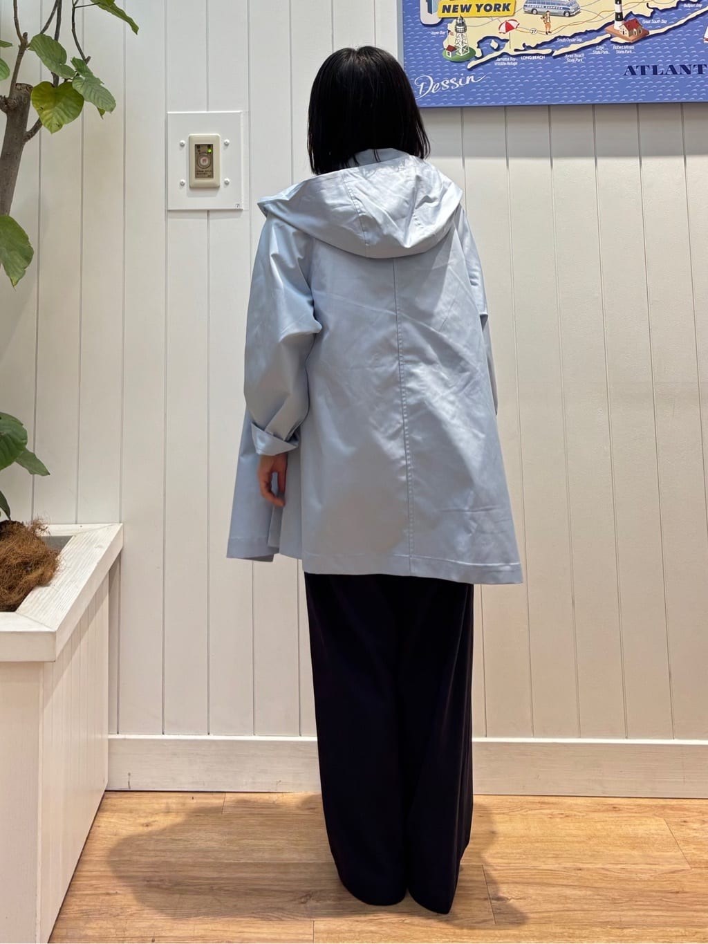 OKADAさんの「Dessin｜【洗える】フードトレンチコート」を使ったコーディネート
