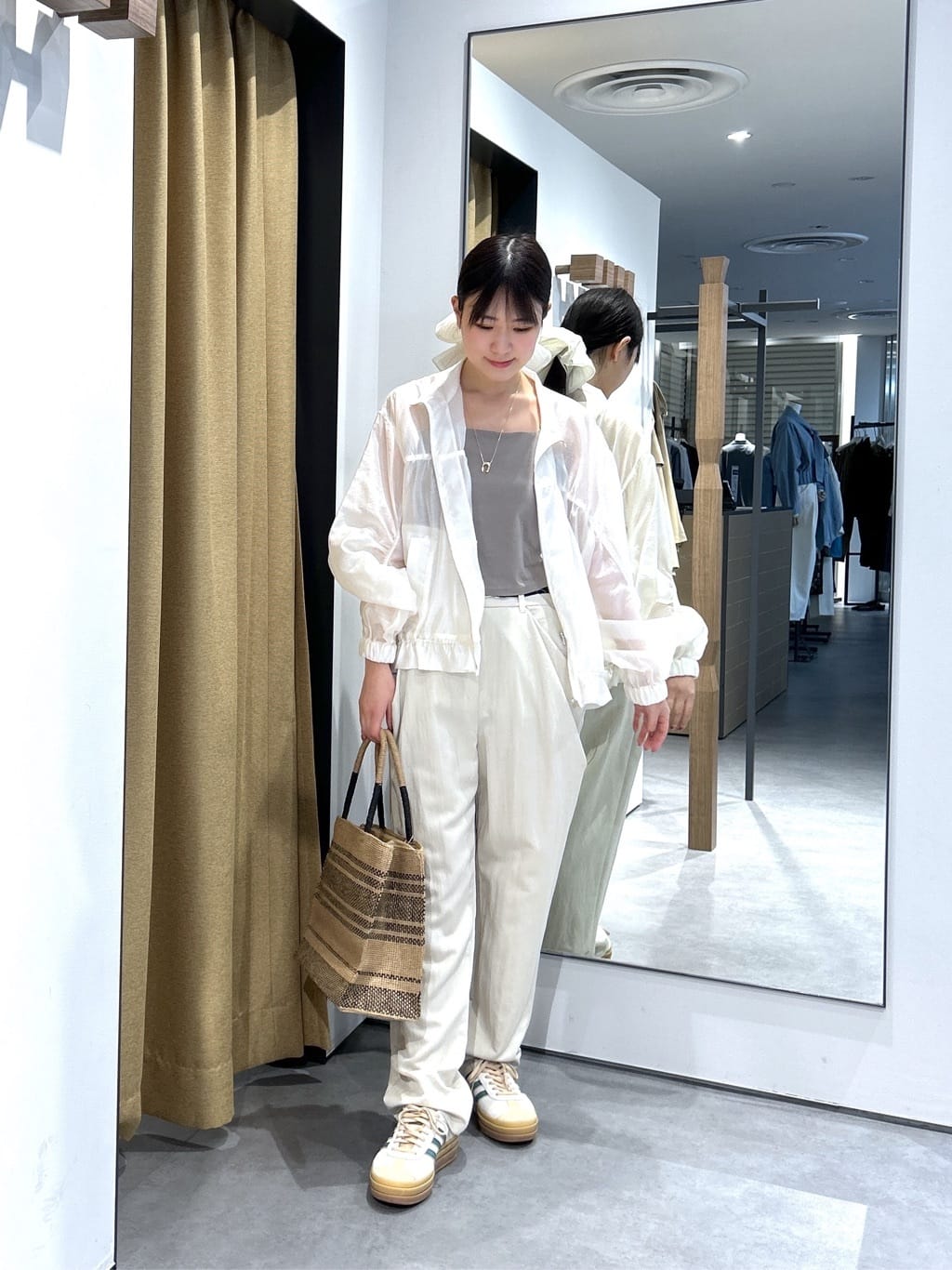 Renoさんの「INDIVI｜シアーシャーリングブルゾン」を使ったコーディネート