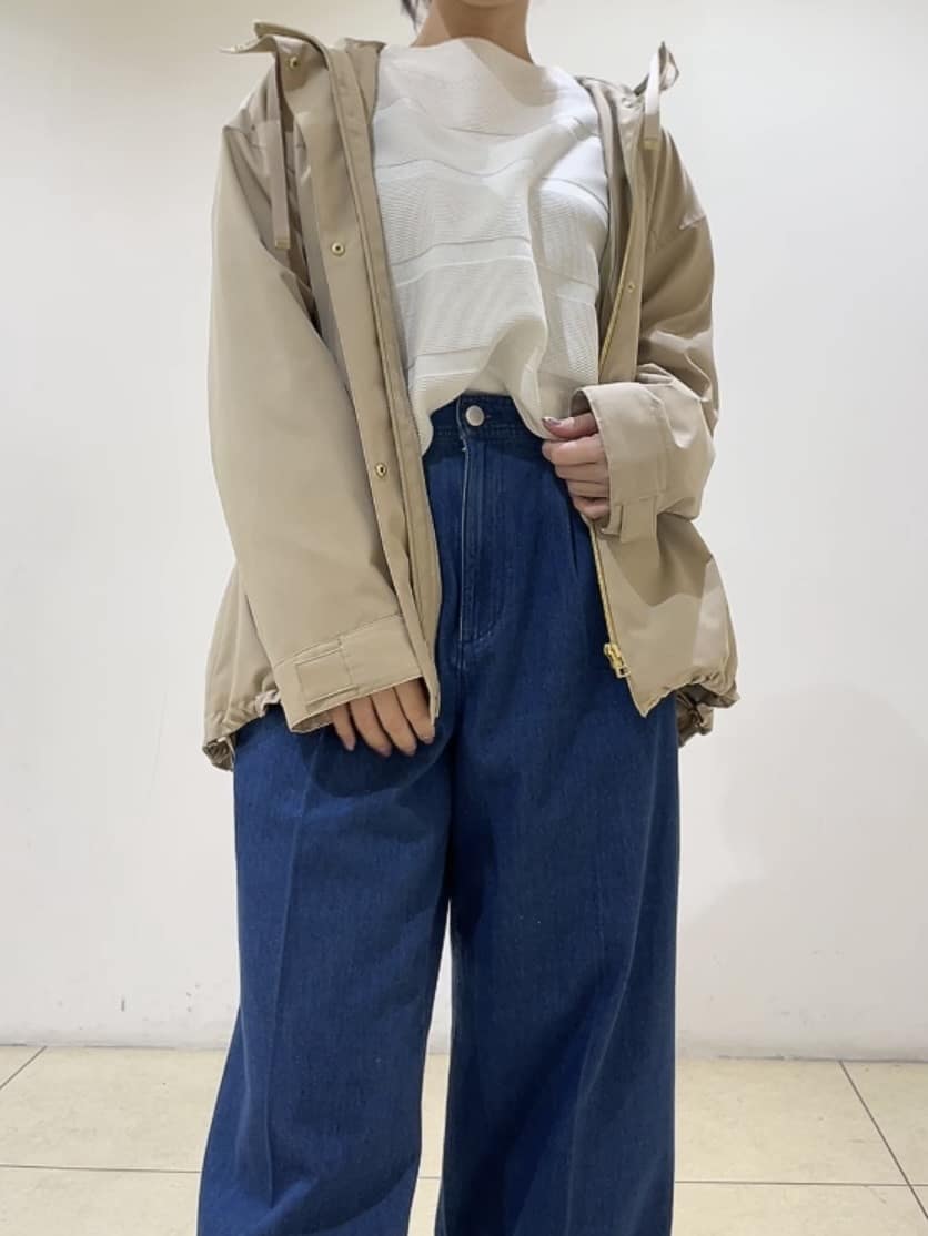watanabeさんの「UNTITLED｜◆【ゆったり/洗える】クロップドニットプルオーバー」を使ったコーディネート
