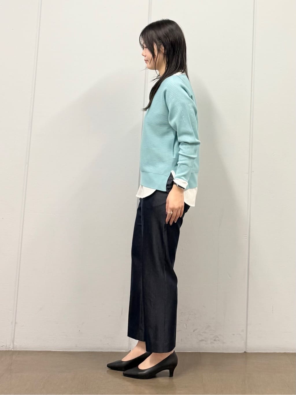 mizukiさんの「INDIVI｜【撥水／フード取外し可】凹凸素材ブルゾン」を使ったコーディネート
