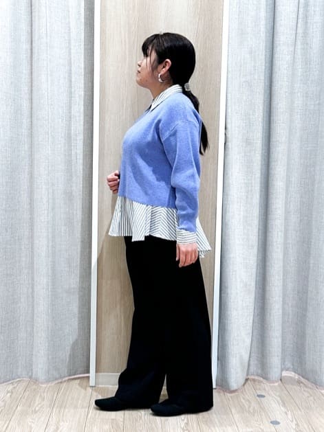 naoさんの「grove｜毎日着たくなる、もちもち畦編みニット」を使ったコーディネート