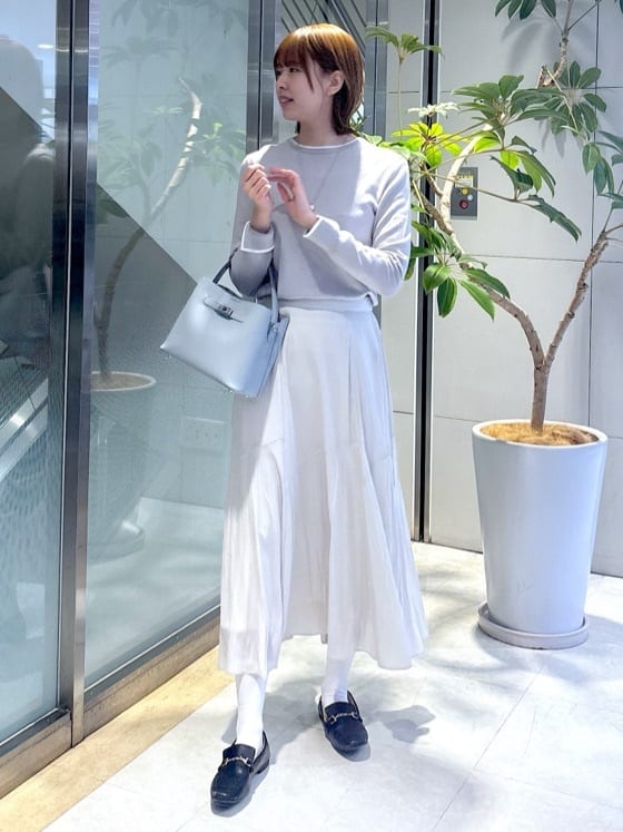 yukaさんの「UNTITLED｜【アンサンブル可/洗える】ウォームスパンニット」を使ったコーディネート