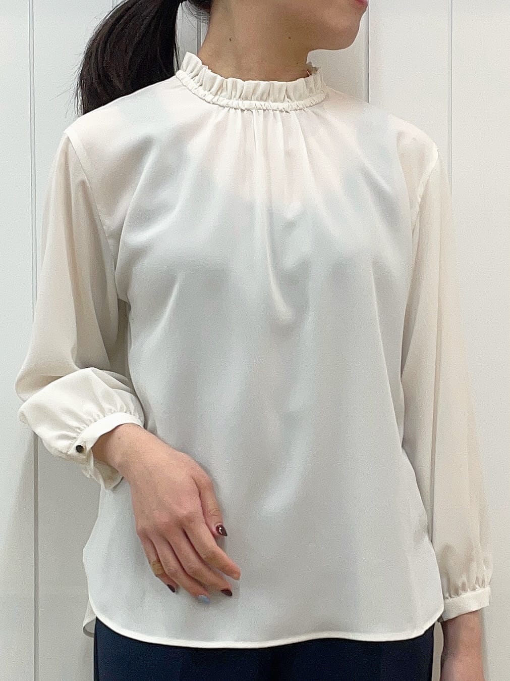 Mayaさんの「Dessin｜ツイードクルーネックジャケット」を使ったコーディネート