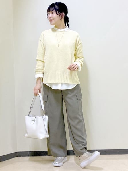  beni_gingerさんの「Reflect｜【レイヤードにおすすめ◎】ロング丈リラクシーニット」を使ったコーディネート