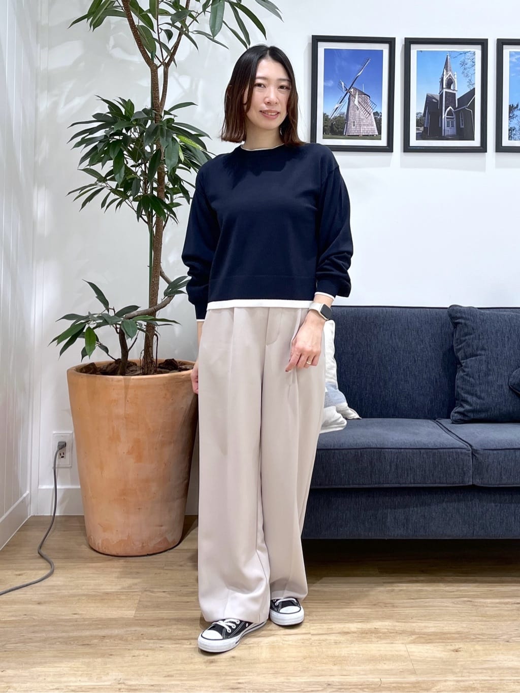 canaさんの「Dessin｜【洗える】フードトレンチコート」を使ったコーディネート