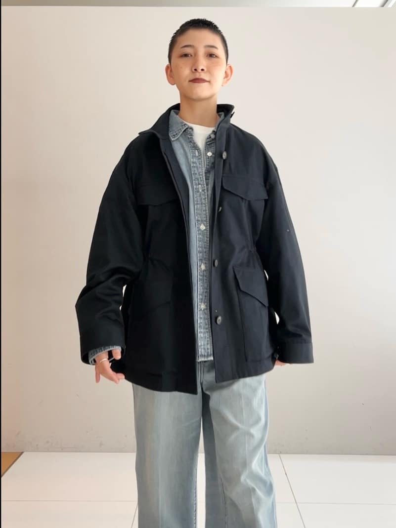 OCHIAIさんの「DRESSTERIOR｜【ウォッシャブル】コンパクトコットンミリタリーブルゾン」を使ったコーディネート