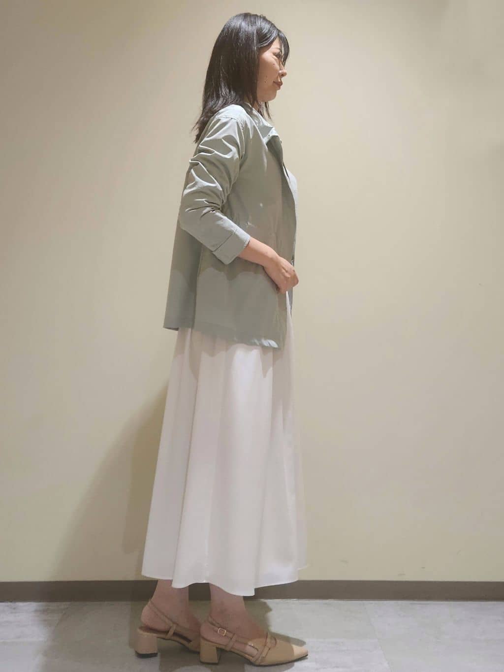 yukaさんの「COUP DE CHANCE｜◆【手洗い可／軽量/フードなし】スタンド衿ブルゾン」を使ったコーディネート