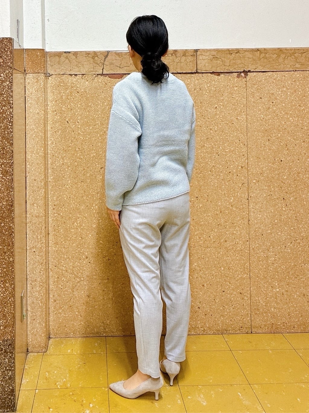 hattoriさんの「INDIVI｜【洗える／裏起毛】ストレッチウォームパンツ」を使ったコーディネート