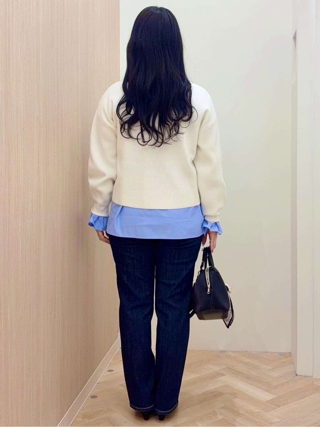 minamiさんの「grove｜毎日着たくなる、もちもち畦編みニット」を使ったコーディネート