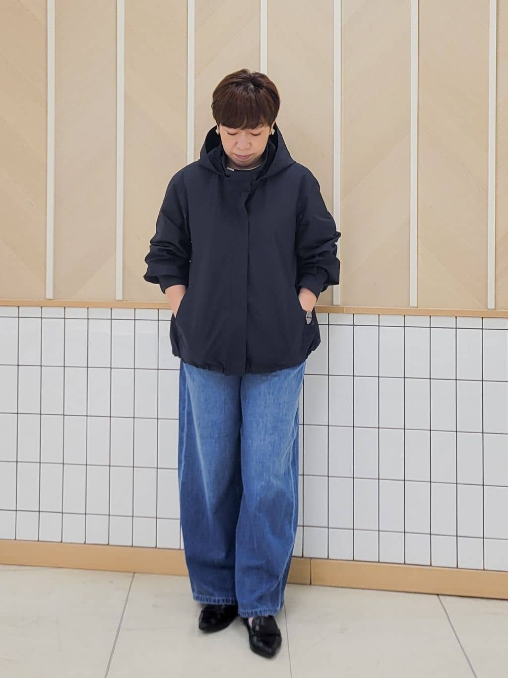 tomoさんの「COUP DE CHANCE｜【手洗い可／フード取外し可】マウンテンパーカー」を使ったコーディネート