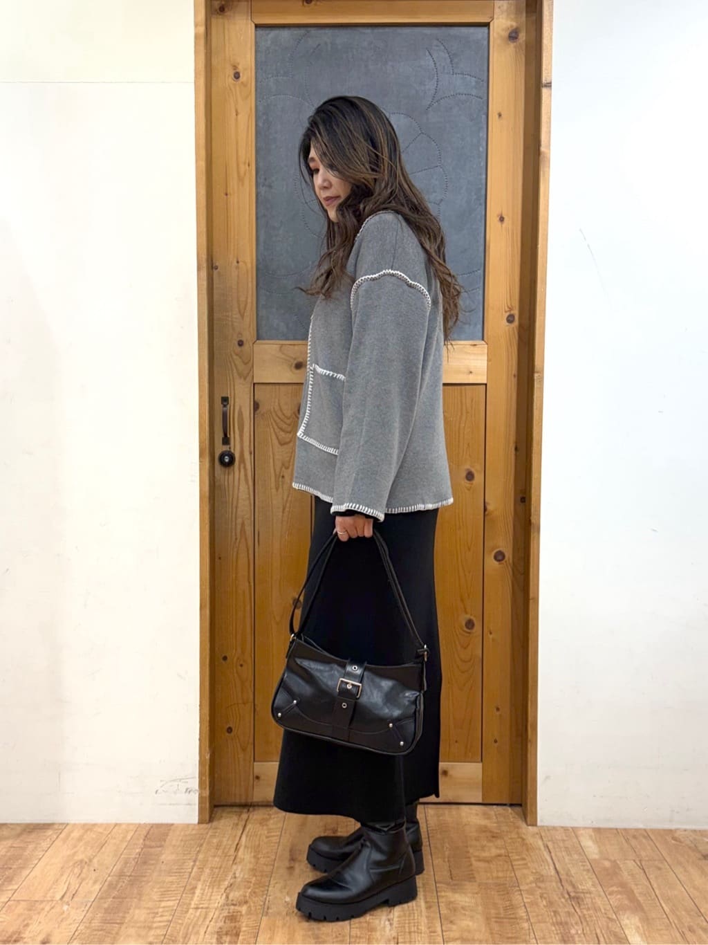 Ayana.さんの「SHOO･LA･RUE｜ベルトデザインショルダーバッグ」を使ったコーディネート